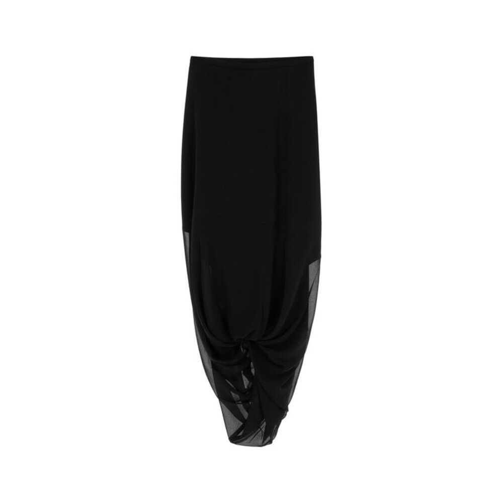MM6 MAISON MARGIELA Asymmetric Draped Skirt Women BLACK Skirts